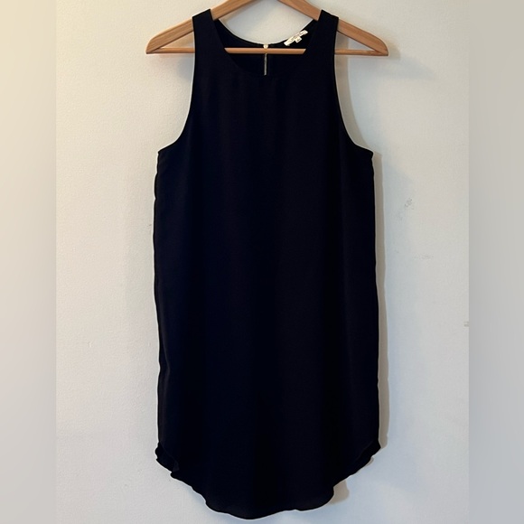 Wilfred | Little Black Racer Back Dress with Exposed Zipper - Size Small - Picture 1 of 14